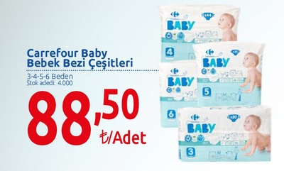 Carrefour Baby Bebek Bezi Çeşitleri