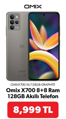 Omix X700 8+8 Ram 128GB Akıllı Telefon