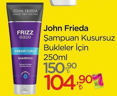 John Frieda Şampuan Kusursuz Bukleler için 250 ml 