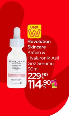 Revolution Skincare Kafein&Hyaluronik Asit Göz Serumu 30 ml