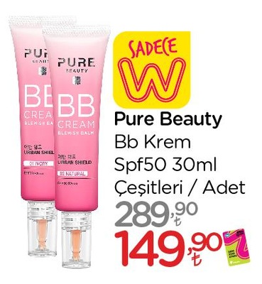 Pure Beauty BB Krem Spf50 30 ml Çeşitleri