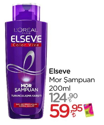 Elseve Mor Şampuan 200 ml