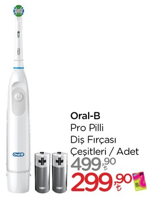 Oral-B Pro Pilli Diş Fırçası Çeşitleri