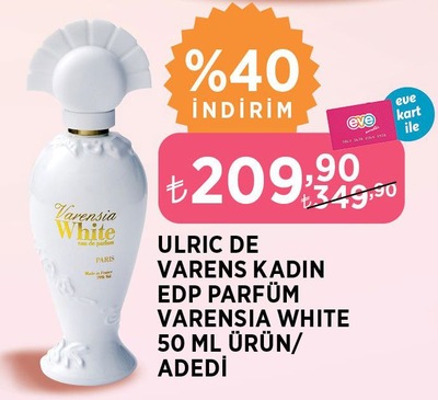 Ulric De Varens Kadın Edp Parfüm Varensia White 50 Ml