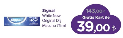 Signal White Now Original Diş Macunu 75 ml