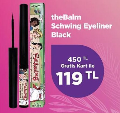 TheBalm Schwing Eyeliner Black 