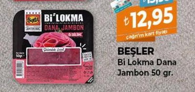 Beşler Bi Lokma Dana Jambon 50 gr