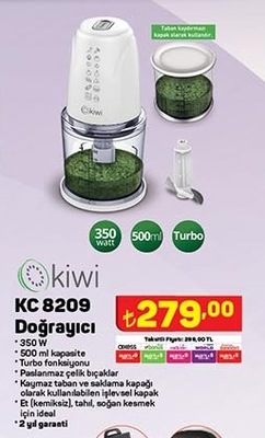 Kiwi KC 8209 Doğrayıcı 350 W