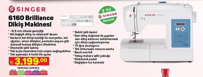 Singer 6160 Brilliance Dikiş Makinesi