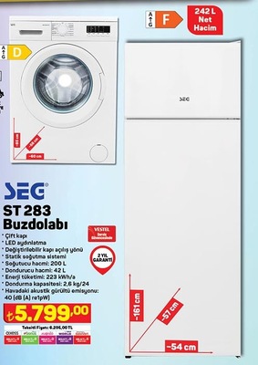SEG ST 283 Buzdolabı 
