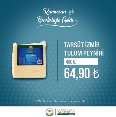 Tarsüt İzmir Tulum Peyniri 400 g