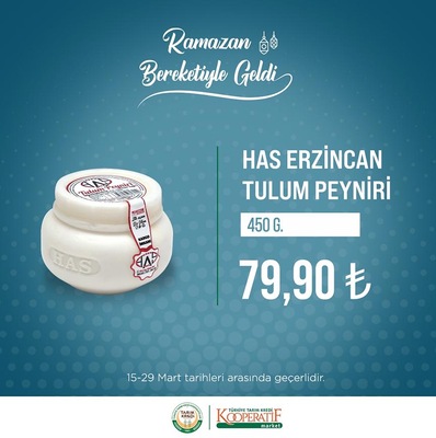 Has Erzincan Tulum Peyniri 450 g