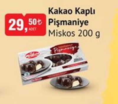 Miskos Kakao Kaplı Pişmaniye 200 g