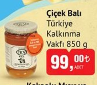 Türkiye Kalkınma Vakfı Çiçek Balı 850 g
