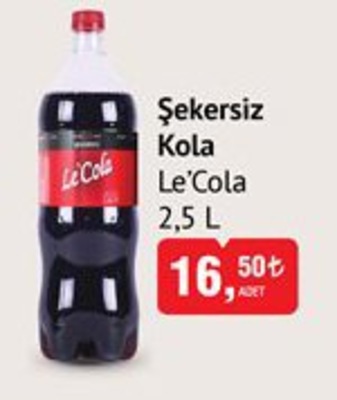 Le Cola Şekersiz Kola 2,5 L