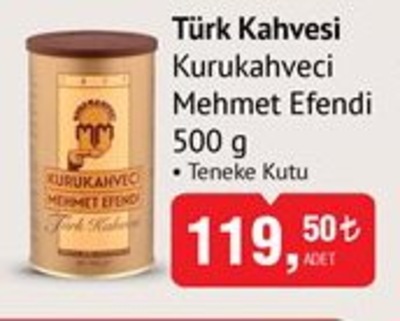 Kuru Kahveci Mehmet Efendi Türk Kahvesi 500 g