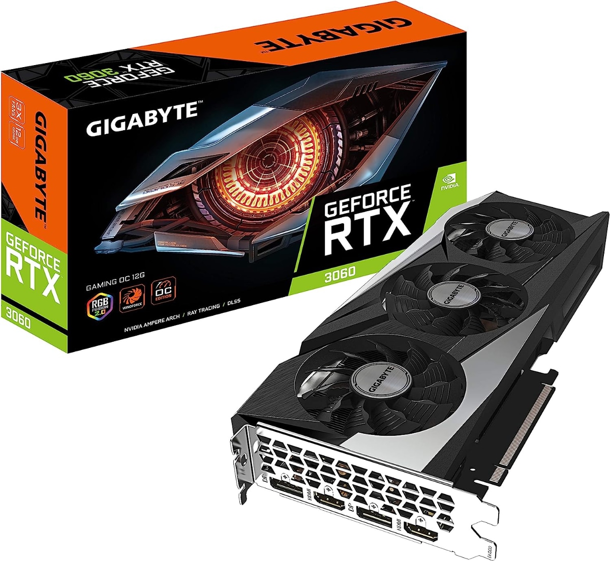 Gigabyte RTX 3060 GAMING OC 12G GV-N3060GAMING OC-12GD 192 Bit