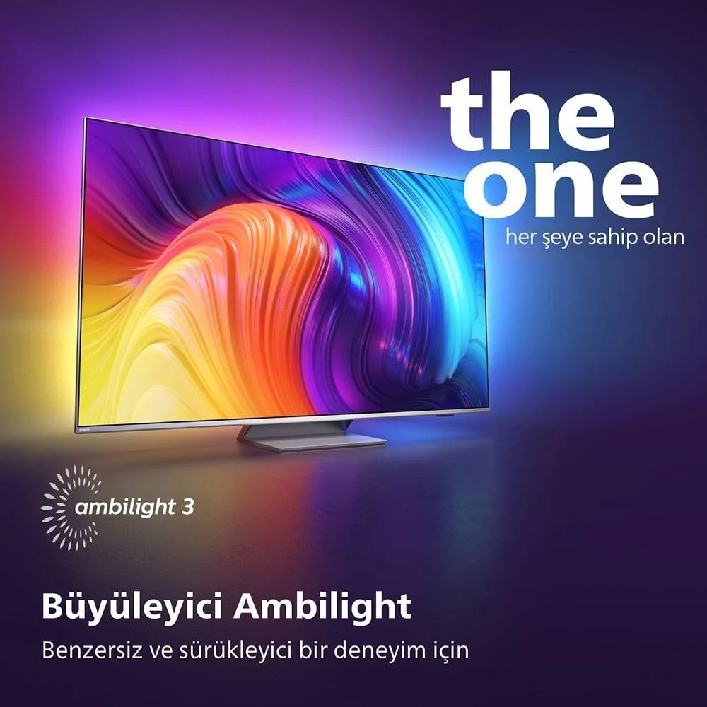 Philips 50PUS8807 4K Ultra HD 50" 127 Ekran Uydu Alıcılı Android Smart ...