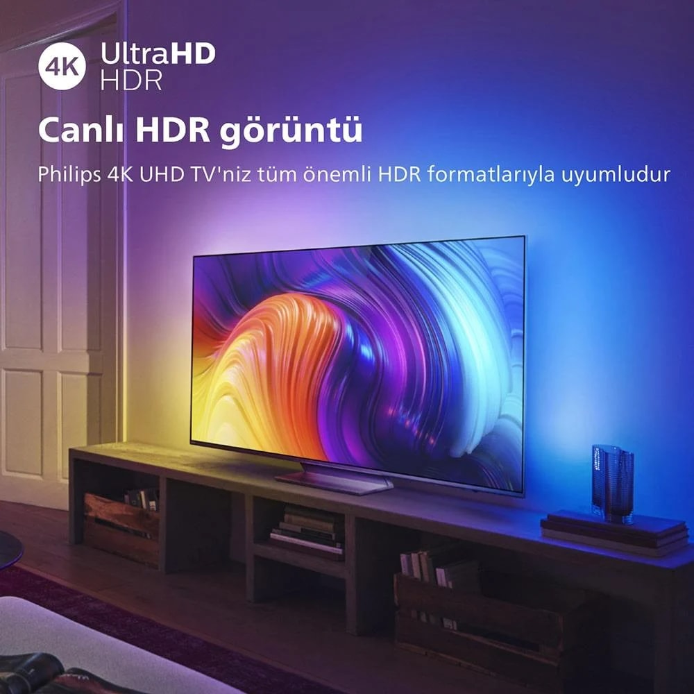 Philips 50PUS8807 4K Ultra HD 50" 127 Ekran Uydu Alıcılı Android Smart ...