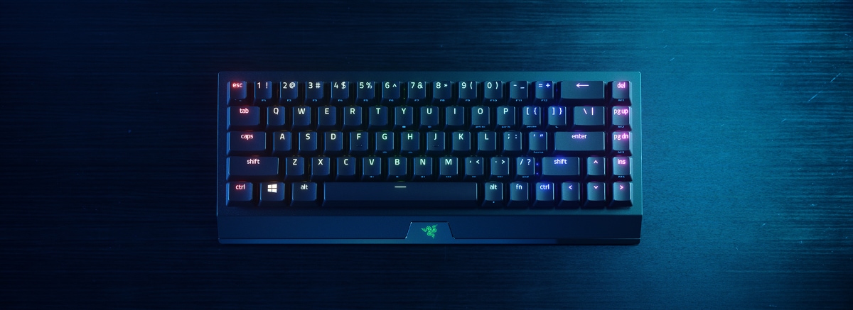Tomotomo☆様用 Razer BLACKWIDOW MINI x 2 Razer BlackWidow V3 Mini Phantom Edition RGB %65 TKL Green Switch