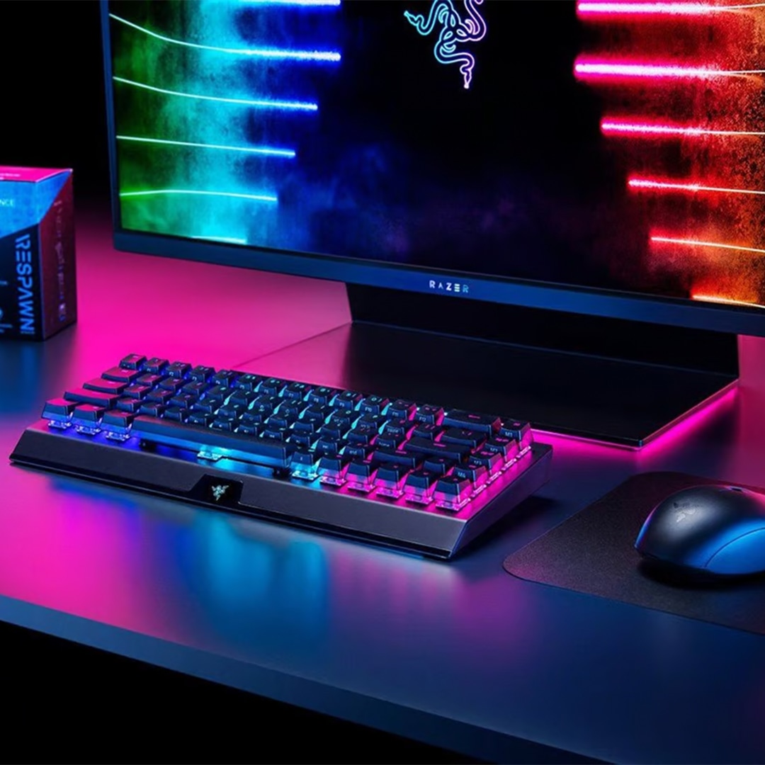 Razer BlackWidow V3 Mini Phantom Edition RGB %65 TKL Green Switch