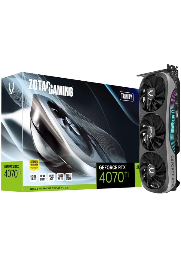 Zotac RTX 4070 TI Trinity ZT-D40710D-10P 192 Bit GDDR6X 12 GB