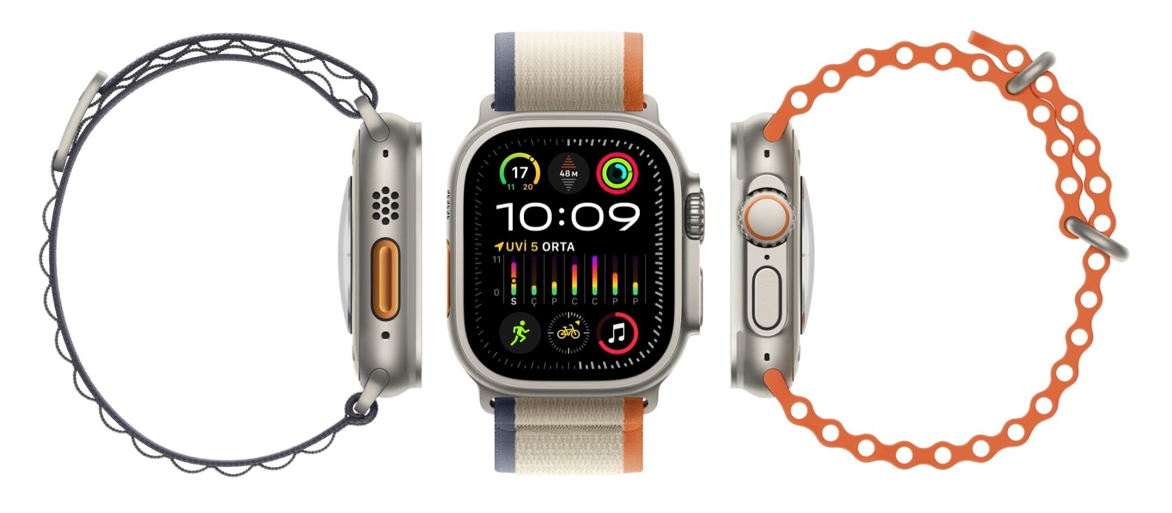 Apple Watch Ultra 2 GPS + Cellular 49mm Natürel Titanyum Kasa