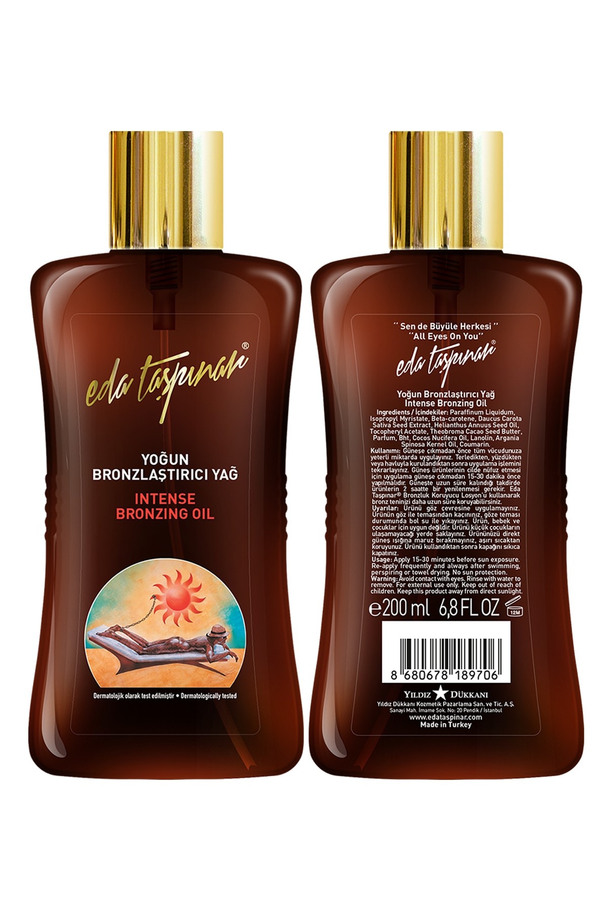 Eda Taşpınar Yoğun 200 ml Bronzlaştırıcı Yağ Fiyatları