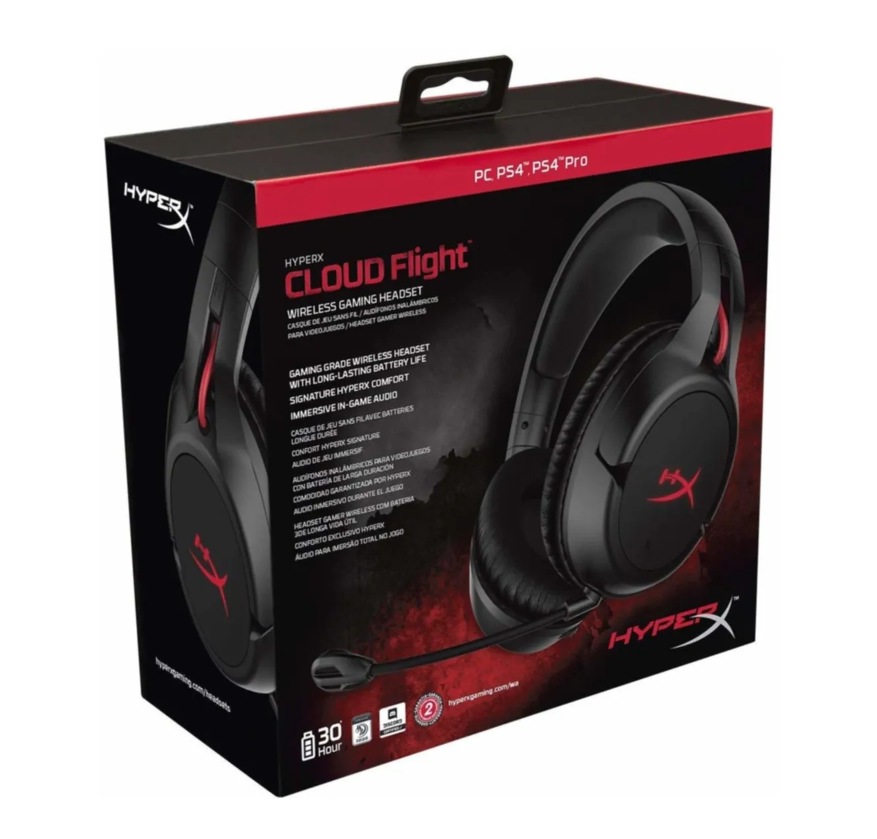 HyperX Cloud Flight 4P5L4AM HX-HSCF-BK/AM Kablosuz Kulak Üstü