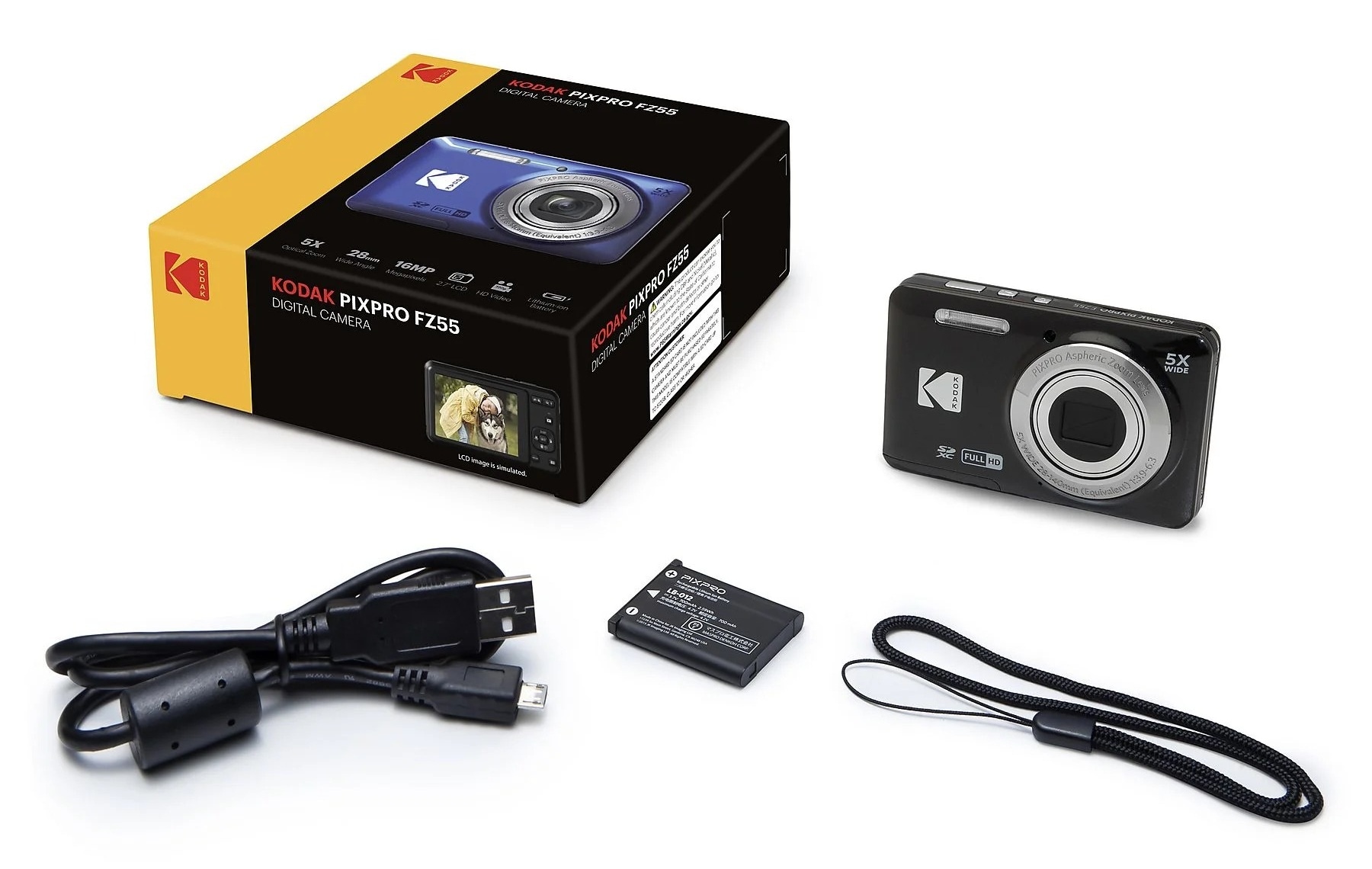 Kodak Pixpro FZ55 Friendly Zoom Dijital Fotoğraf Makinesi