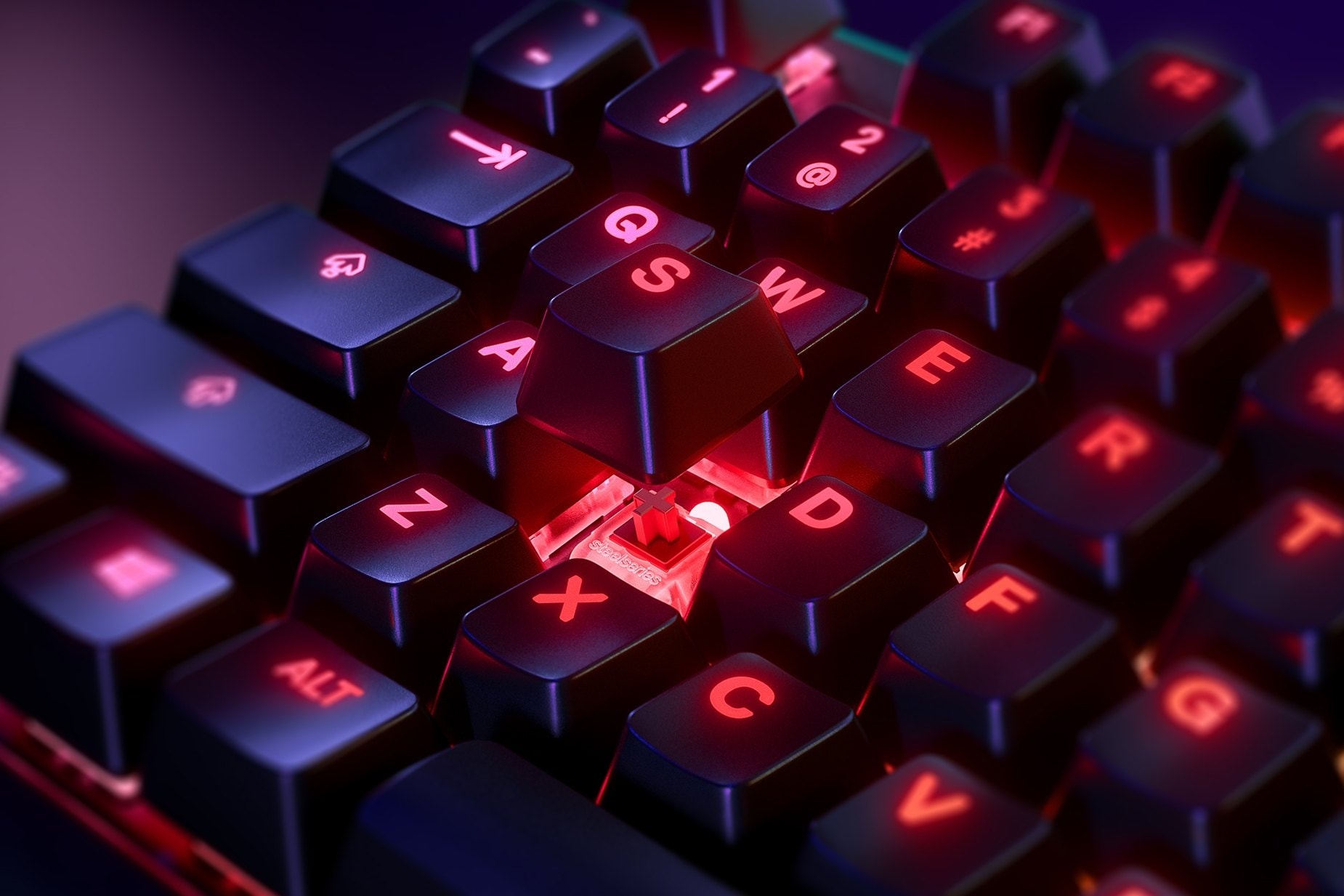 SteelSeries Apex 7 RGB Red Switch Kablolu Mekanik Oyuncu Klavyesi