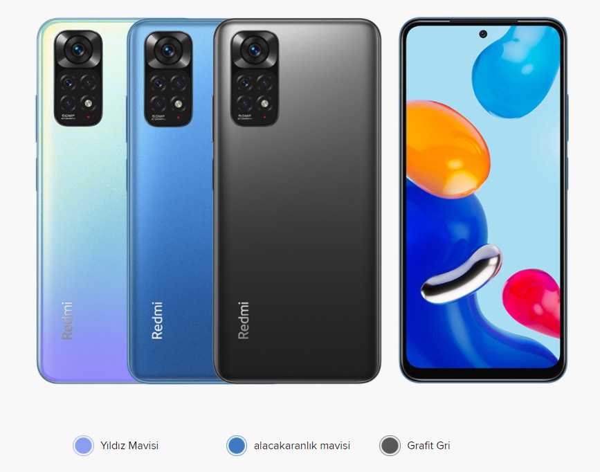 Xiaomi Redmi Note 11 128 GB 4 GB Fiyatları, Özellikleri ve