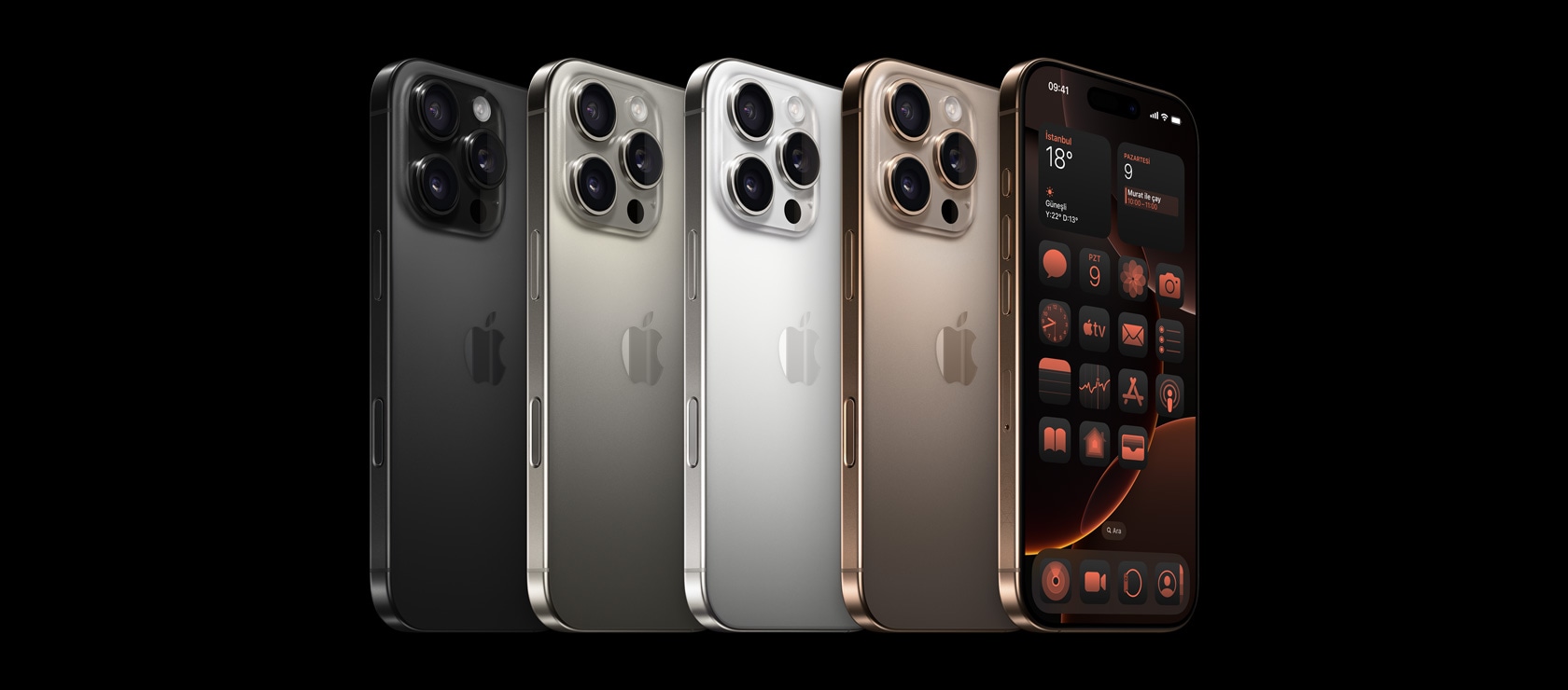 iPhone 16 Pro Renkleri