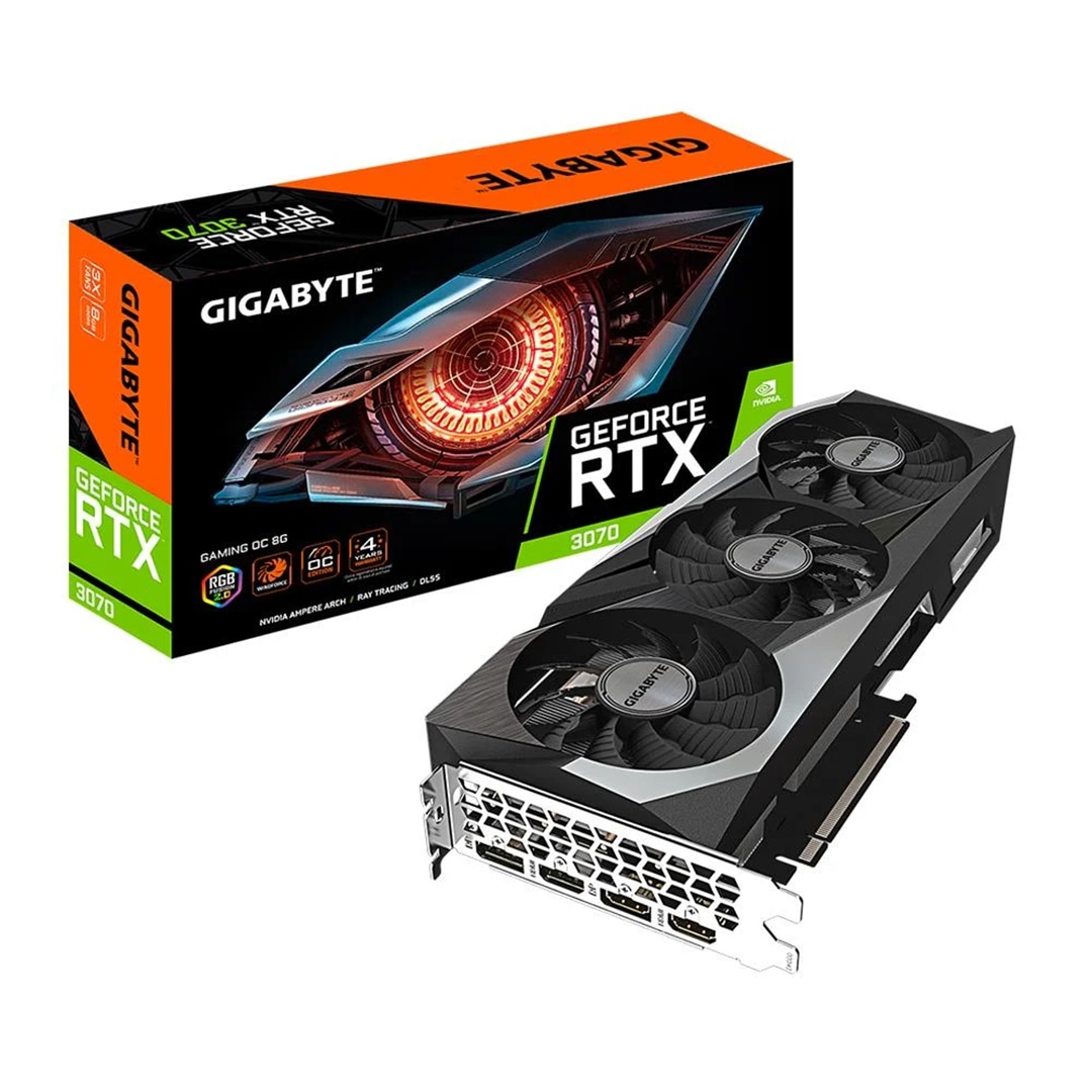 Gigabyte RTX 3070 Gaming OC 8G GV-N3070GAMING OC-8GD 256 Bit GDDR6