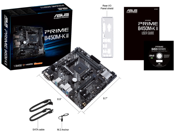 Asus Prime B450M-K II AMD AM4 DDR4 Micro ATX Anakart Fiyatları