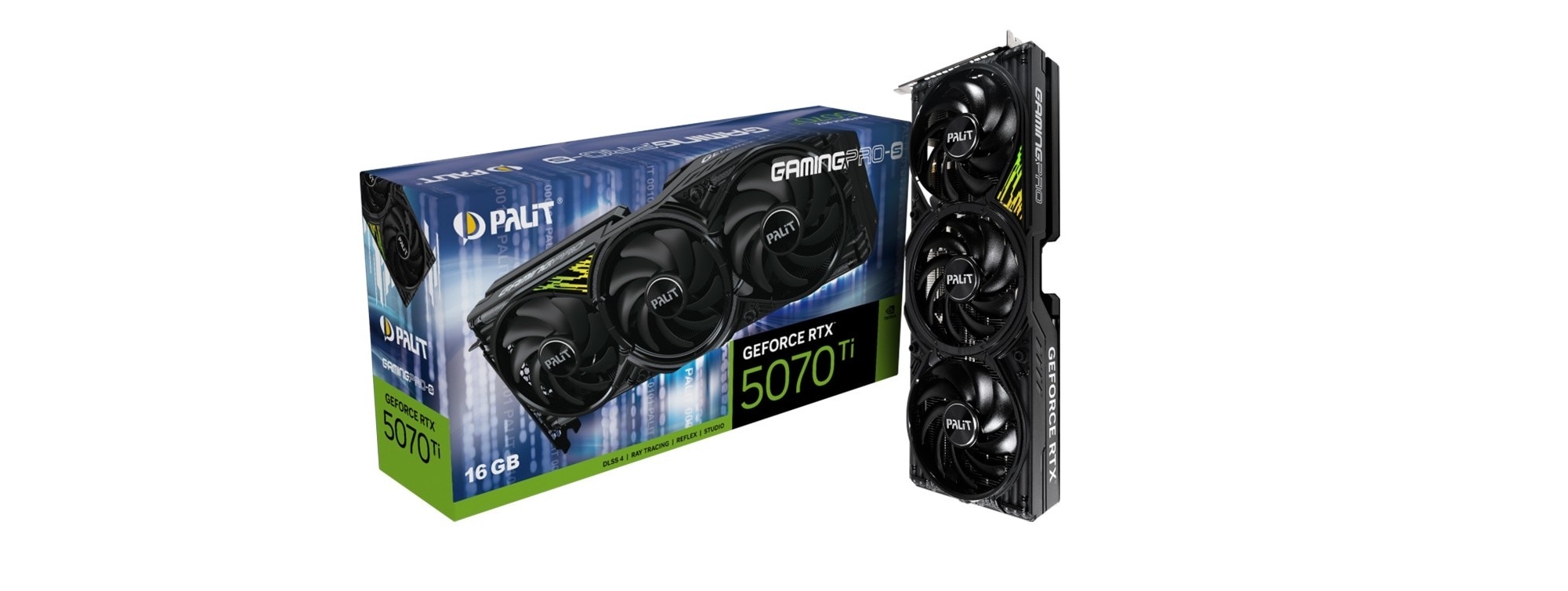 Palit RTX 5070 TI GamingPro NE7507T019T2-GB2031A 256 Bit GDDR7 16