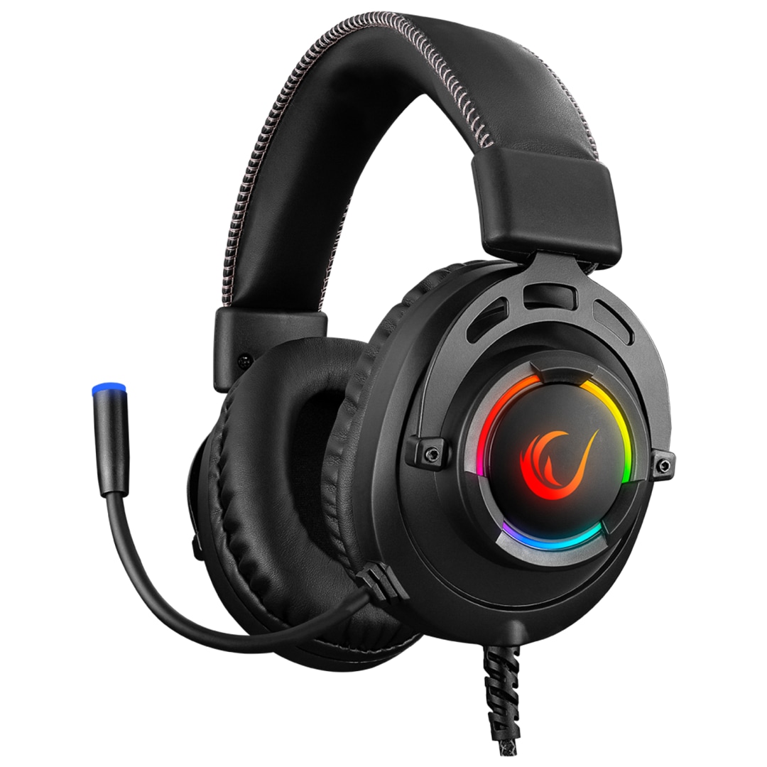 Rampage RM-K28 GHOST RGB 7.1 Kablolu Mikrofonlu Kulak Üstü Oyuncu
