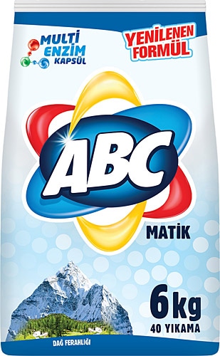 ABC 6 kg 40 Yıkama Toz Çamaşır Deterjanı