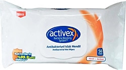 Activex Aktif Antibakteriyel 56 Yaprak Islak Mendil
