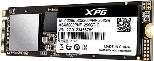 Adata 256 GB XPG SX8200 Pro ASX8200PNP-256GT-C M.2 PCI-Express 3.0 SSD
