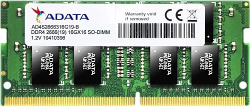 Adata 8 GB 2666 MHZ DDR4 SODIMM AD4S266638G19-R Bellek Fiyatları