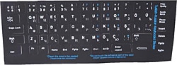 Addison 300169 Rusça Q Notebook Klavye Aksesuarı
