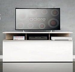 Adore Vision Çekmeceli Beyaz TV Ünitesi