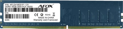 Afox 16 GB 2400 MHz DDR4 CL17 AFLD416ES1P Ram