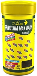 Ahm Spirulina Max Baby Granulat 100 ml Yavru Balık Yemi