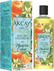 Akçay Mandalina Çoşkusu Cam Şişe 250 ml Kolonya