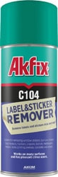 Akfix C104 200 ml 24 Adet Etiket Sökücü Sprey