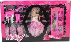 Anlily Makyaj Masalı Dolaplı Bebek