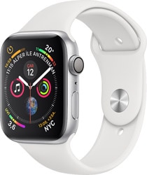 Apple Watch Series 4 GPS 44mm MU6A2TU/A Gümüş Rengi Alüminyum Kasa ve Beyaz Spor Kordon Akıllı Saat