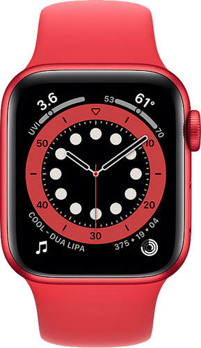 Apple Watch Series 6 GPS 40 mm M00A3TU/A Kırmızı Alüminyum Kasa ve 